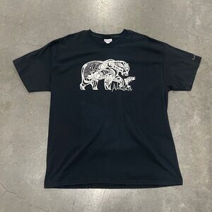 1990s Vintage Alaska Wildlife T-shirt Black Size X-Large Black Unisex Tee